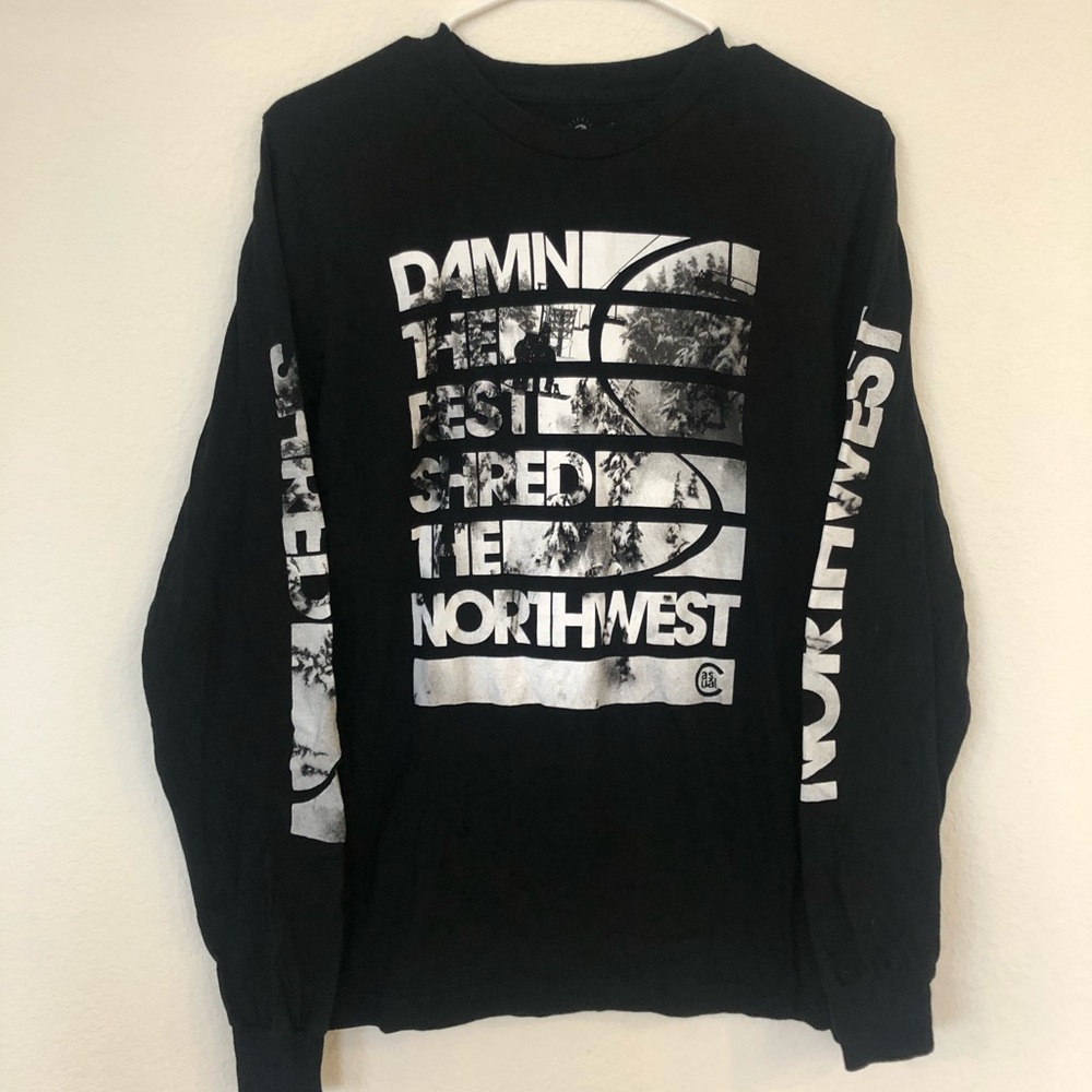 Shred The Northwest long sleeve Ski shirt